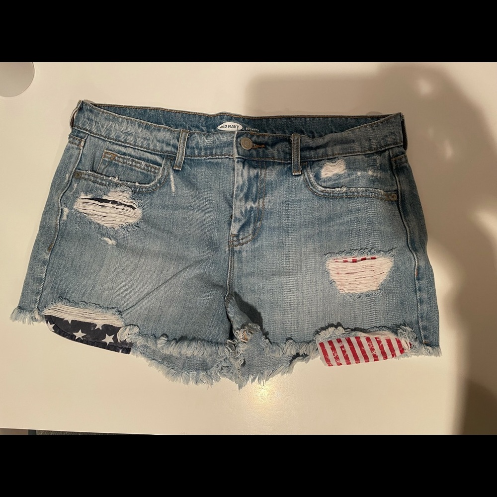 Old Navy Boyfriend Jean Shorts, size 8